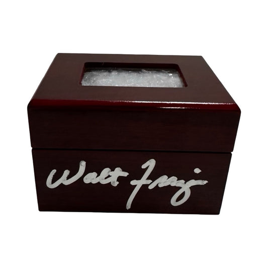 Walt Frazier Autographed New York Knicks Ring Box JSA COA