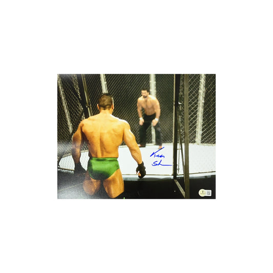 Ken Shamrock Autographed WWE WWF Lions Den 11x14 Beckett
