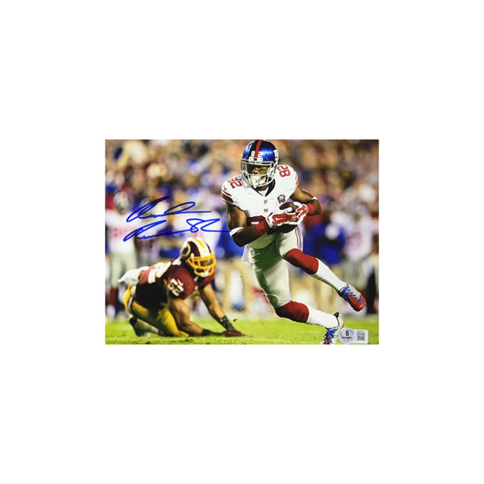 Rueben Randle Autographed New York Giants Juke 8x10 Beckett