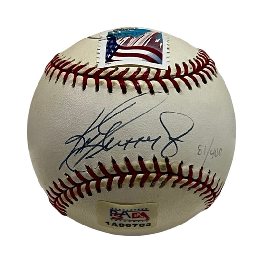 Ken Griffey Jr. Autographed 400th Homerun Commemorative Baseball PSA