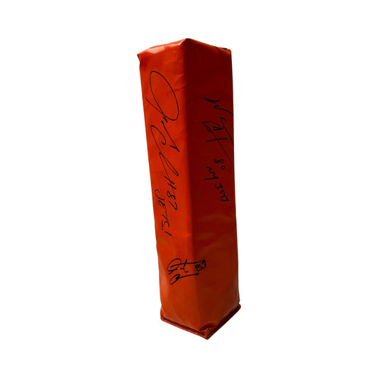Santana Moss, Wayne Chrebet, Laveranues Coles Autographed New York Jets Pylon Steiner CX