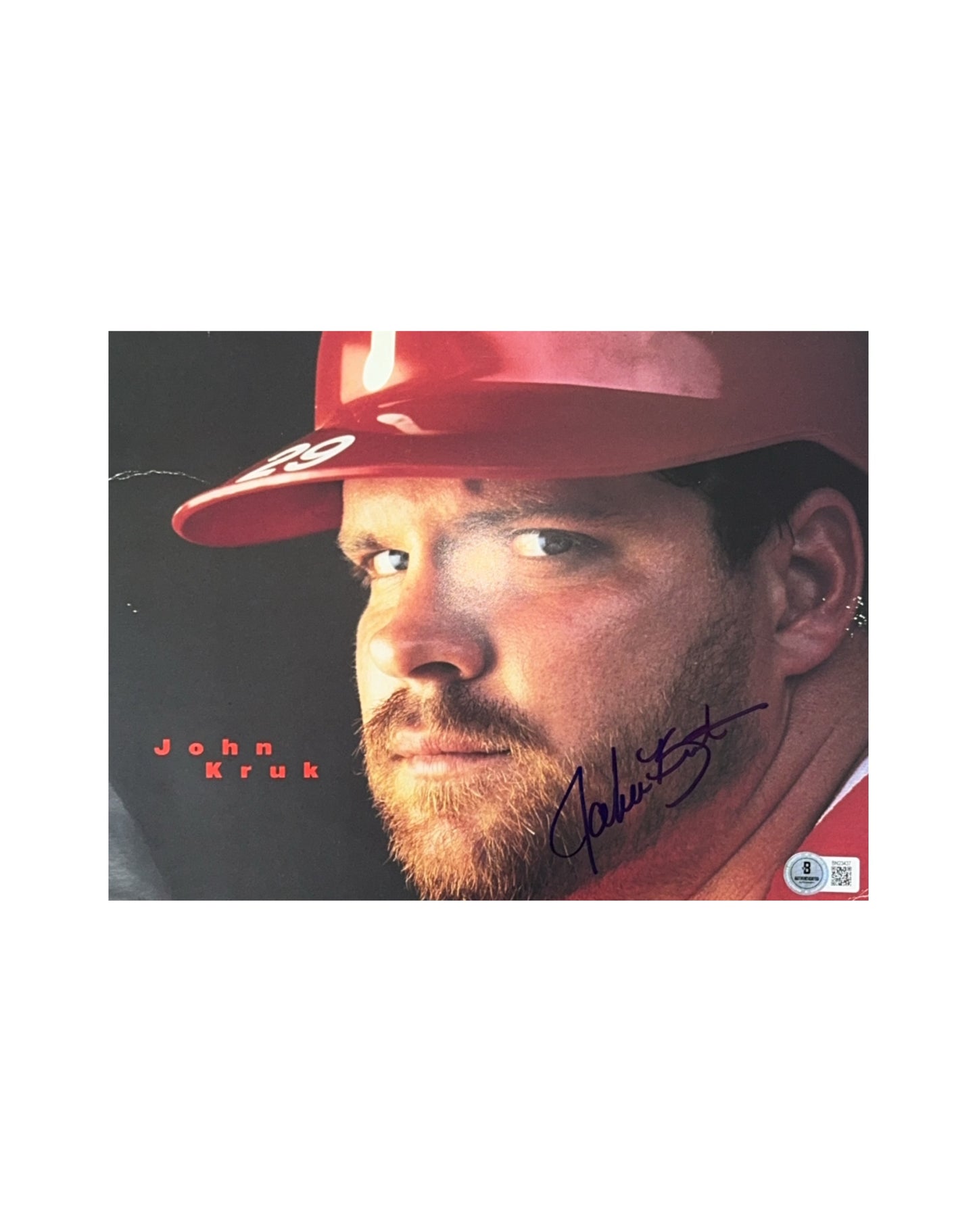 John Kruk Autographed Philadelphia Phillies Sports Illustrated Beckett