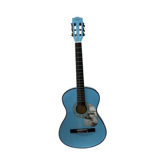 Taylor Swift Autographed Baby Blue Guitar With Heart Inscription JSA