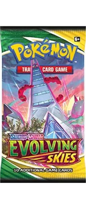 Pokemon Sword & Shield Evolving Skies Booster Pack