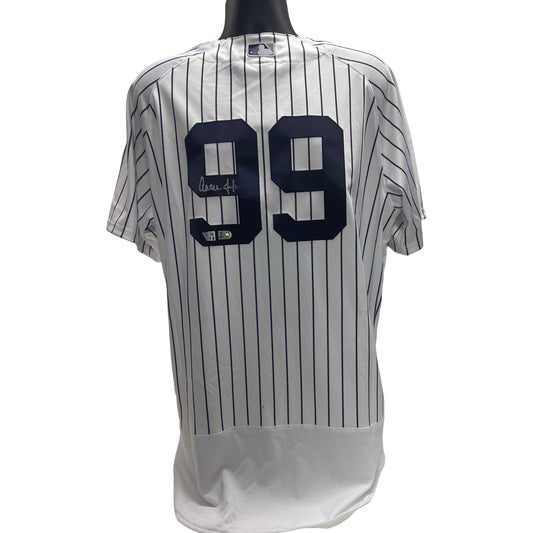 Aaron Judge Autographed New York Yankees Pinstripe Authentic Jersey Fanatics/MLB