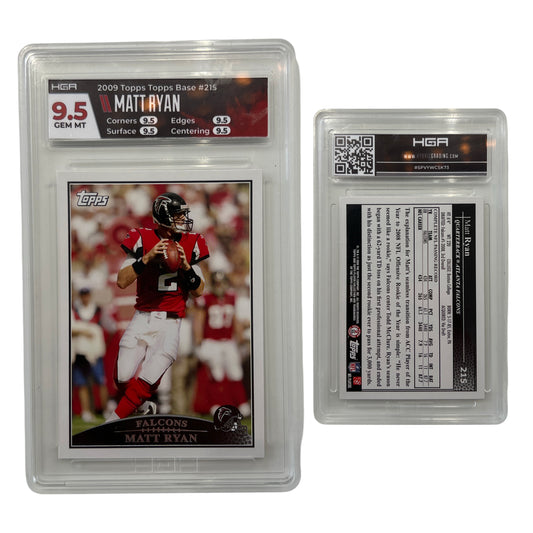 2009 Matt Ryan Topps Base #215 HGA 9.5 GEM MT