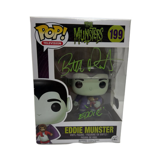 Butch Patrick Autographed The Munsters Funko Pop "Eddie" Inscription Beckett