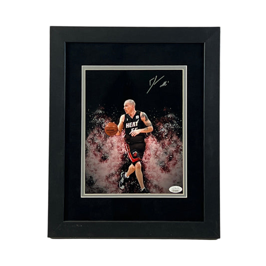 Jason Williams Autographed Miami Heat Bald Edit Framed 8x10 JSA