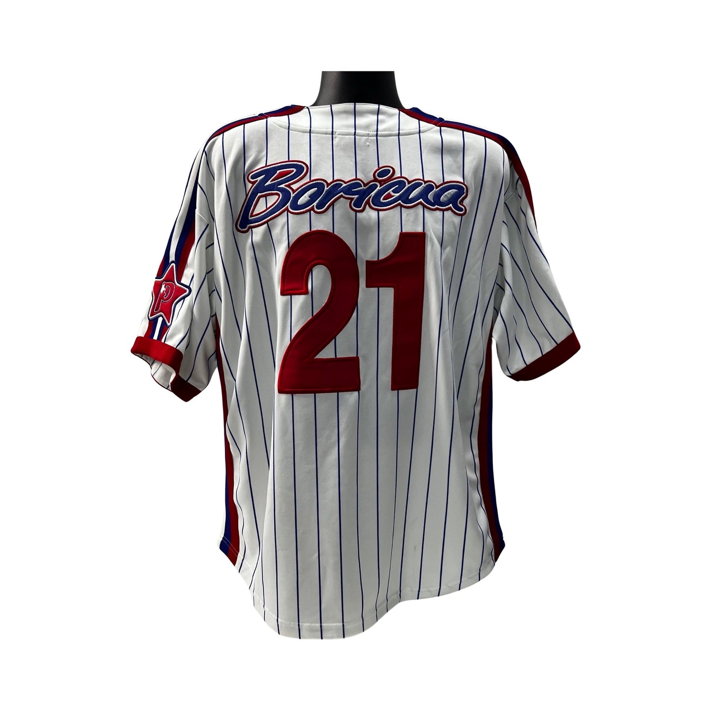 Roberto Clemente Unsigned Puerto Rico Boricua Jersey