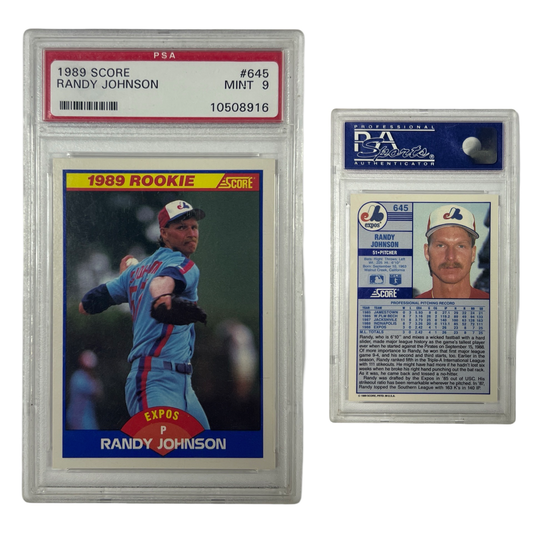 1989 Randy Johnson Score #645 PSA MINT 9