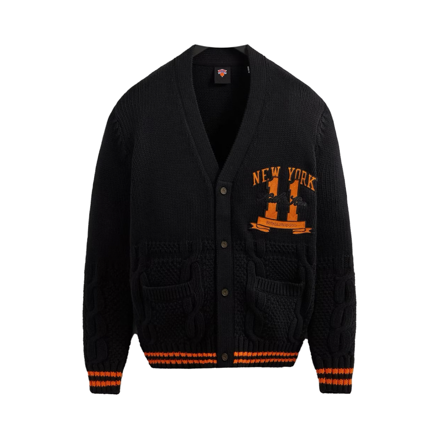 New York Knicks X Kith Combo Stitched Cardigan Black - Size M