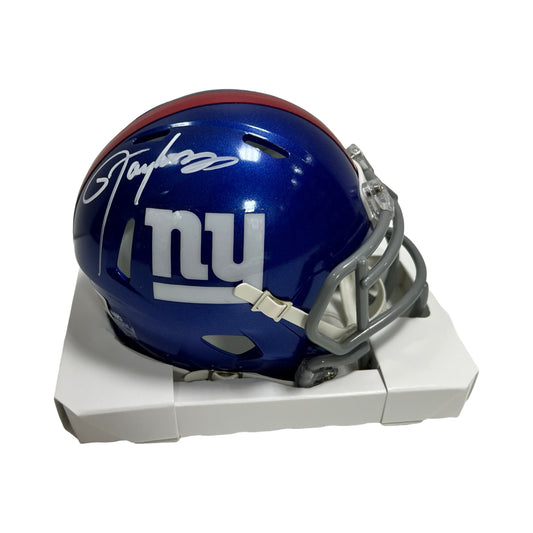 Lawrence Taylor Autographed New York Giants Speed Mini Helmet Beckett