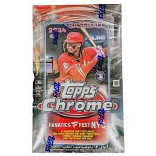 2024 MLB Baseball Topps Chrome Fanatics Fest NYC Hobby Box