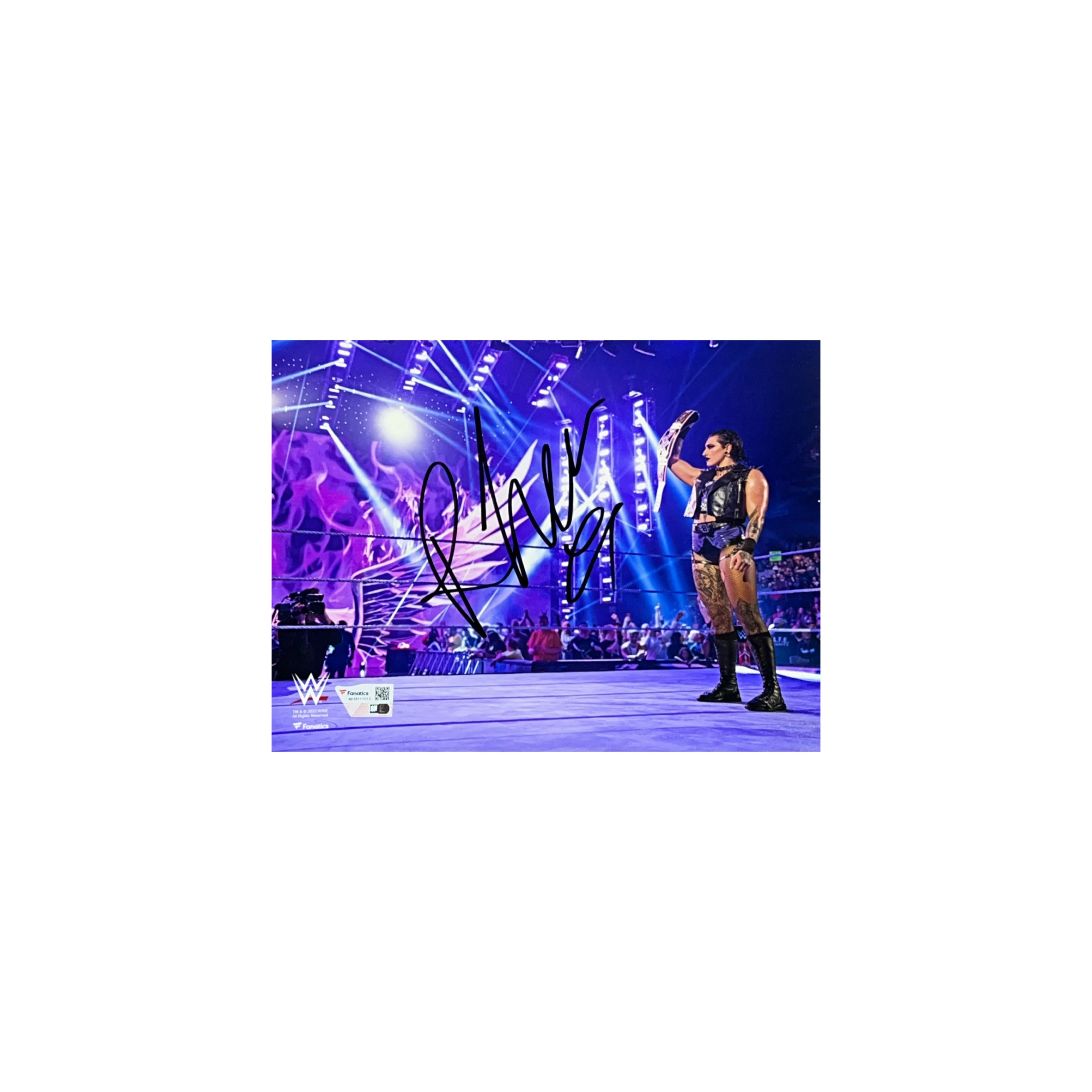 Rhea Ripley Signiture Rhea Ripley Autographed WWE 8x10 Fanatics – BG Autographs