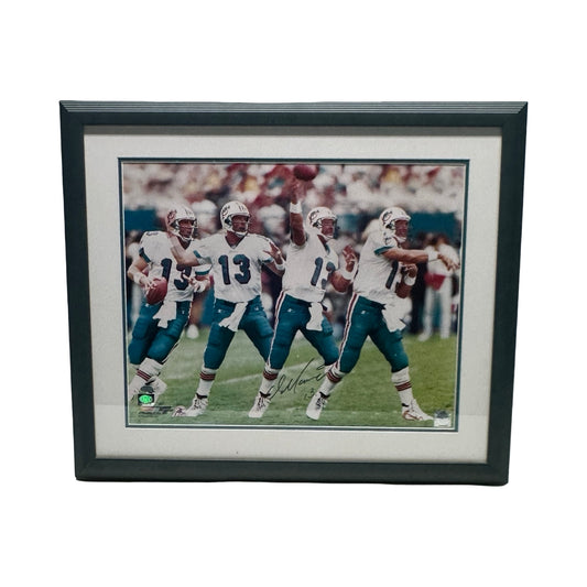 Framed Dan Marino Miami Dolphins Signed 16x20 Photo NFL COA