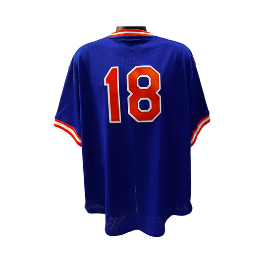 Darryl Strawberry New York Mets Blue 1987 Mitchell & Ness Jersey - Size 52