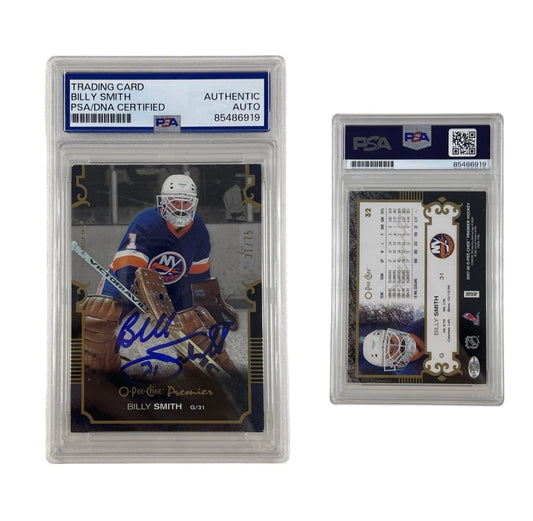 2008 Billy Smith Autographed O-Pee-Chee Premier 31/75 #32 Authentic Auto