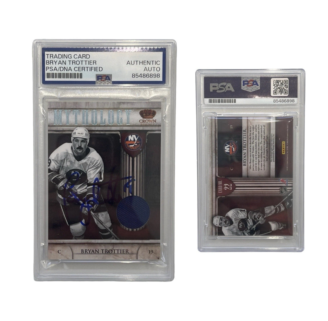 2011 Bryan Trottier Autographed Mythology Panini Crown Royale #22 PSA Authentic Auto