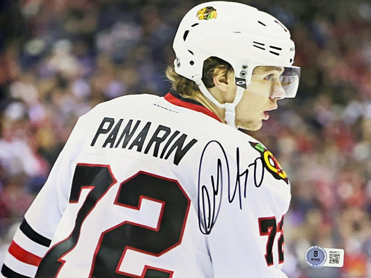 Artemi Panarin Autographed Chicago Blackhawks 8x10 Beckett