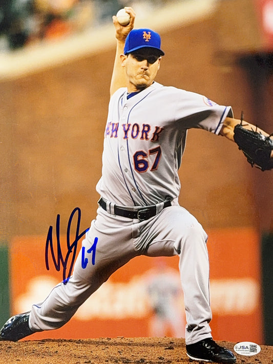 Seth Lugo Autographed New York Mets 11x14 JSA