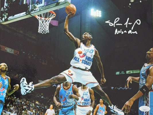 Shawn Kemp Autographed All Star Game "Rain Man" 11x14 JSA
