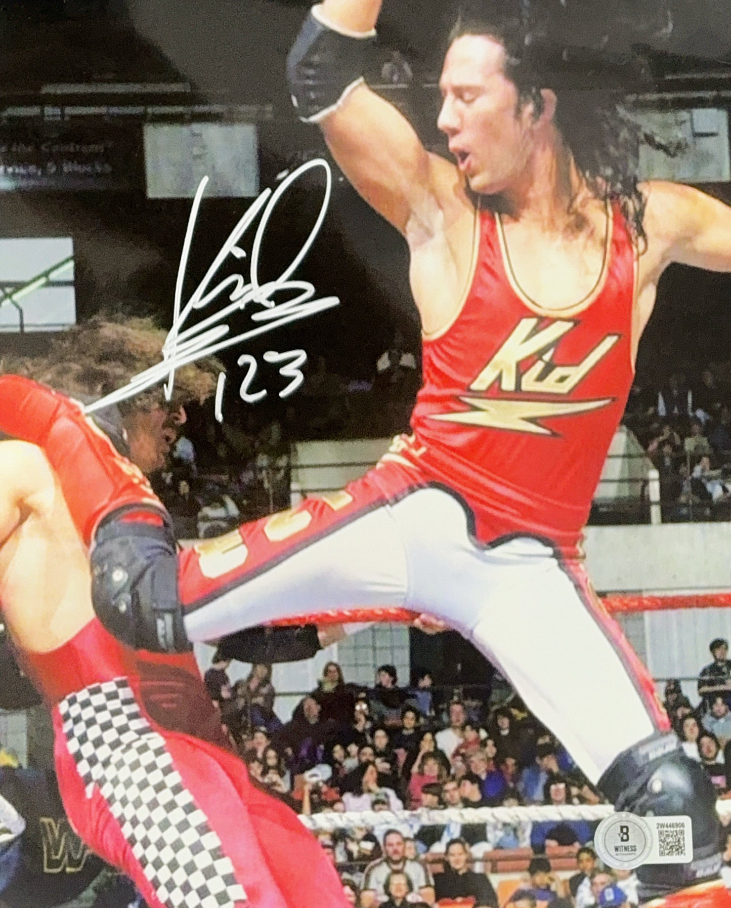 X-Pac 123 Kid Autographed WWE 8x10 Beckett