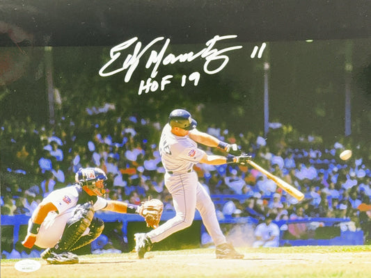Edgar Martinez Autographed Seattle Mariners HOF 2019 11x14 JSA