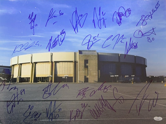 2014-15 New York Islanders Team Autographed 16x20 JSA