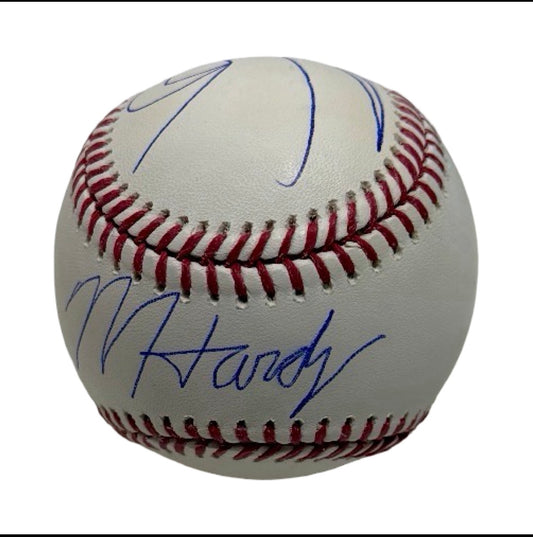 Matt Hardy & Jeff Hardy WWE WWF TNA Wrestling Autographed OMLB BAS