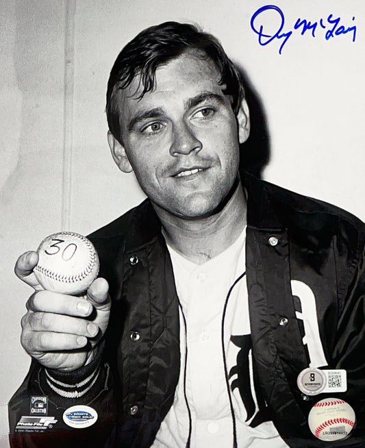 Denny McLain Autographed Detroit Tigers 8x10 Photo Beckett