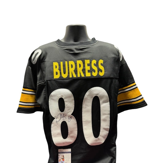 Plaxico Burress Pittsburgh Steelers Autographed Jersey Signed JSA COA