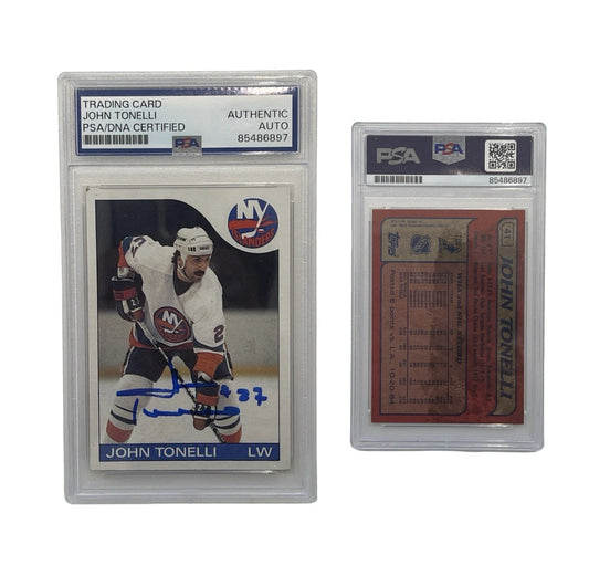 1985 John Tonelli Autographed Topps #41 PSA Authentic Auto