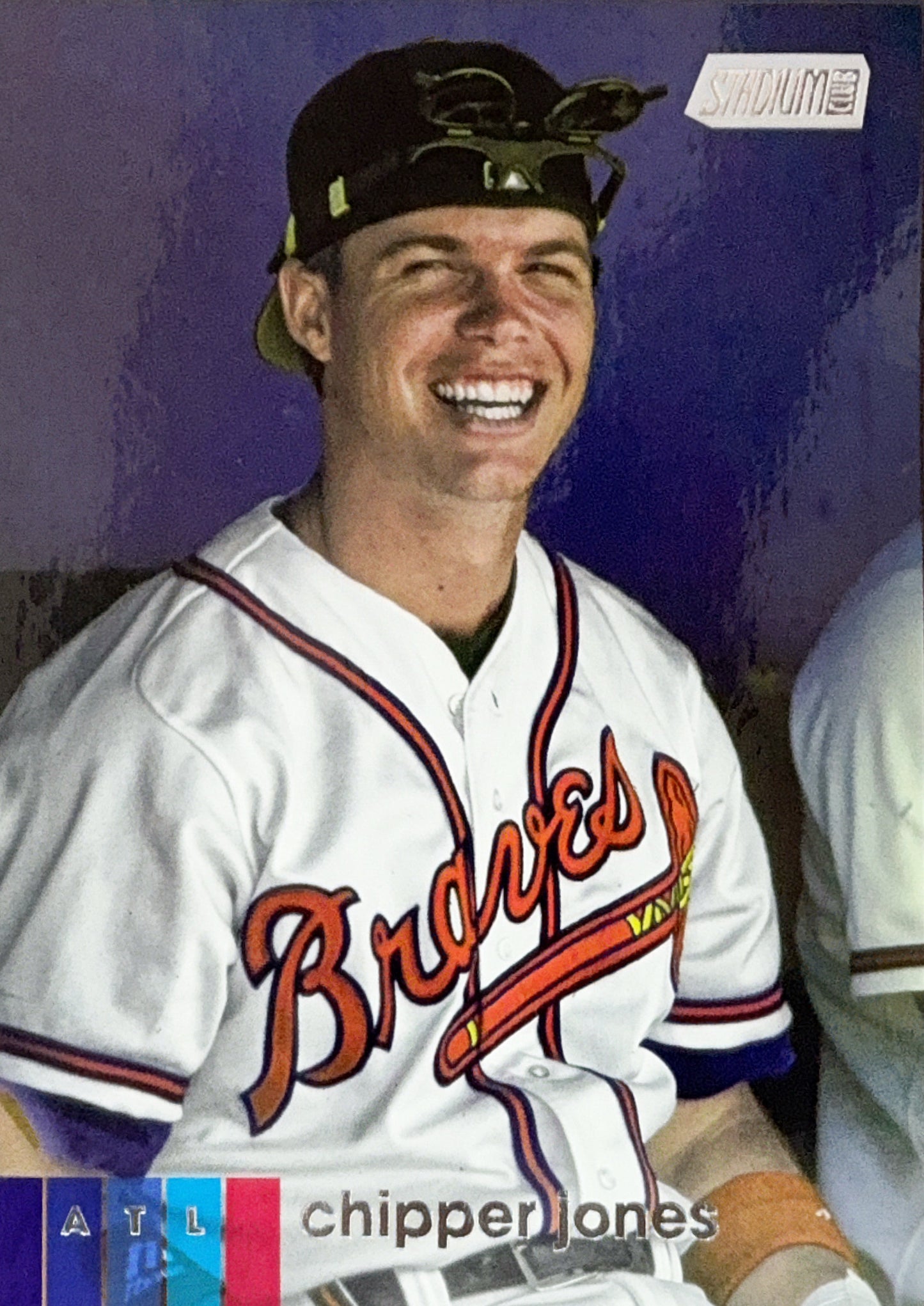 Chipper Jones 2020 Stadium Club #OBCJ Oversized Box Loaders