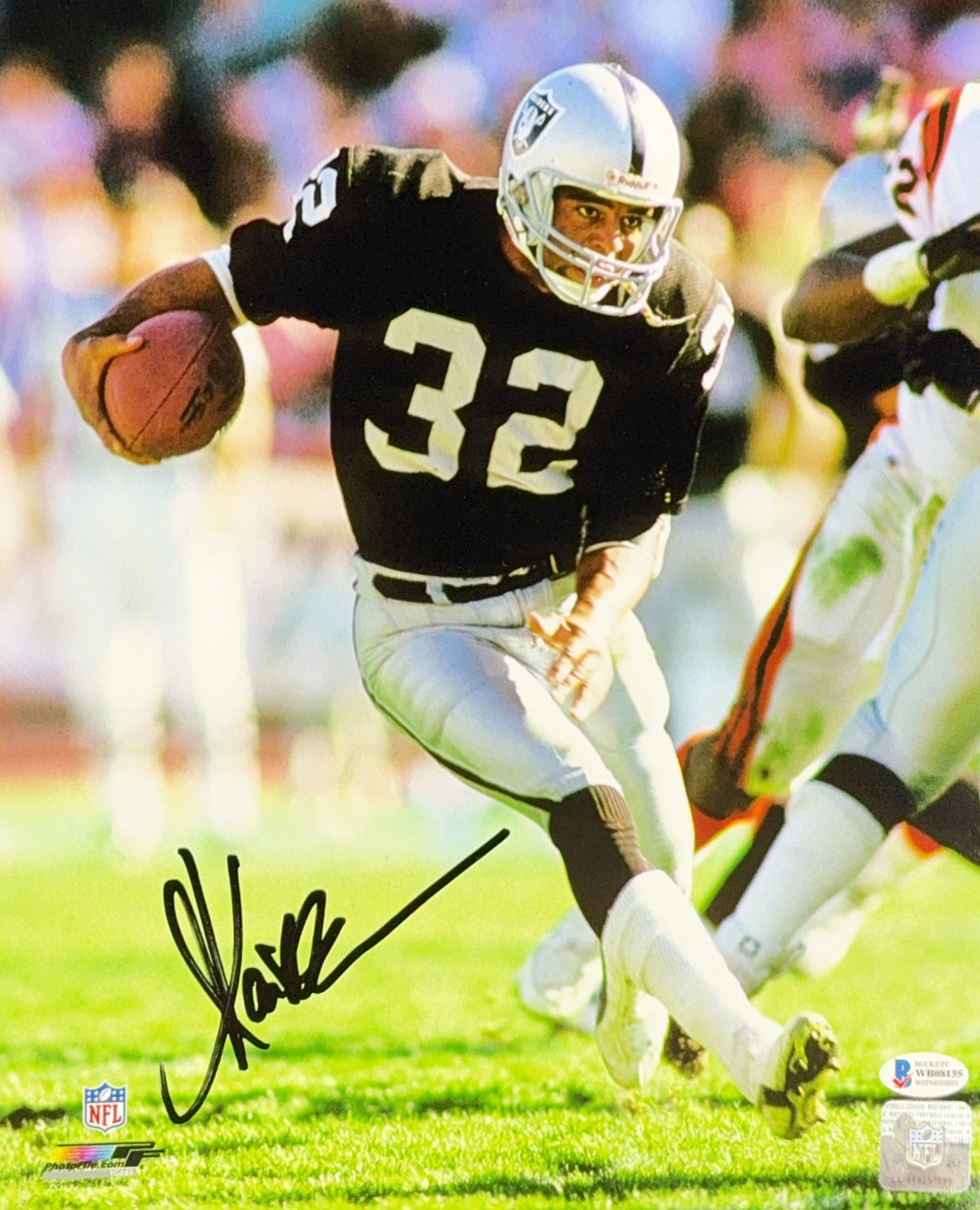 Marcus Allen Autographed Oakland Raiders 11x14 Beckett