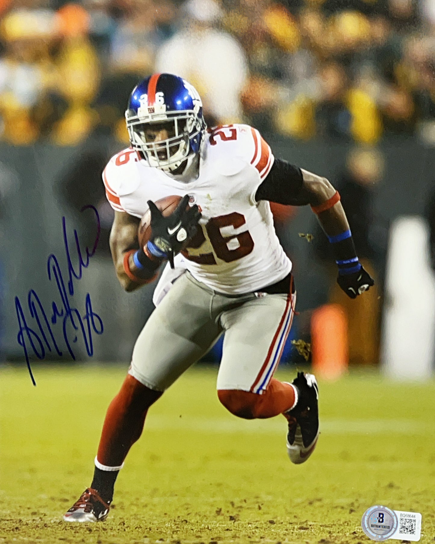 Antrel Rolle Autographed New York Giants 8x10 Beckett