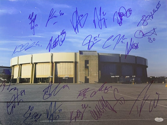 2014-15 New York Islanders Team Autographed 16x20 JSA