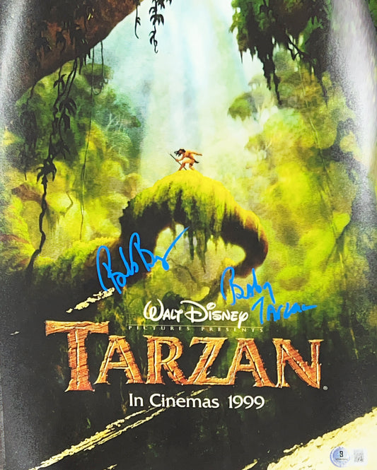Bob Bergen Autographed Tarzan 11x14 Beckett