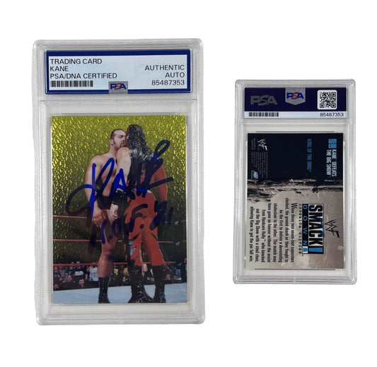 1999 Kane Autographed WWF DuoCards #82 Authentic Auto