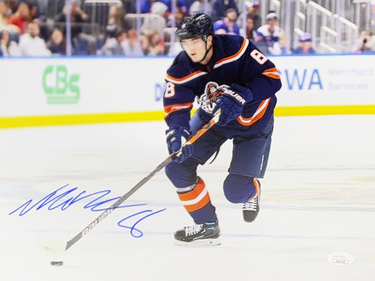 Noah Dobson Autographed New York Islanders 11x14 JSA