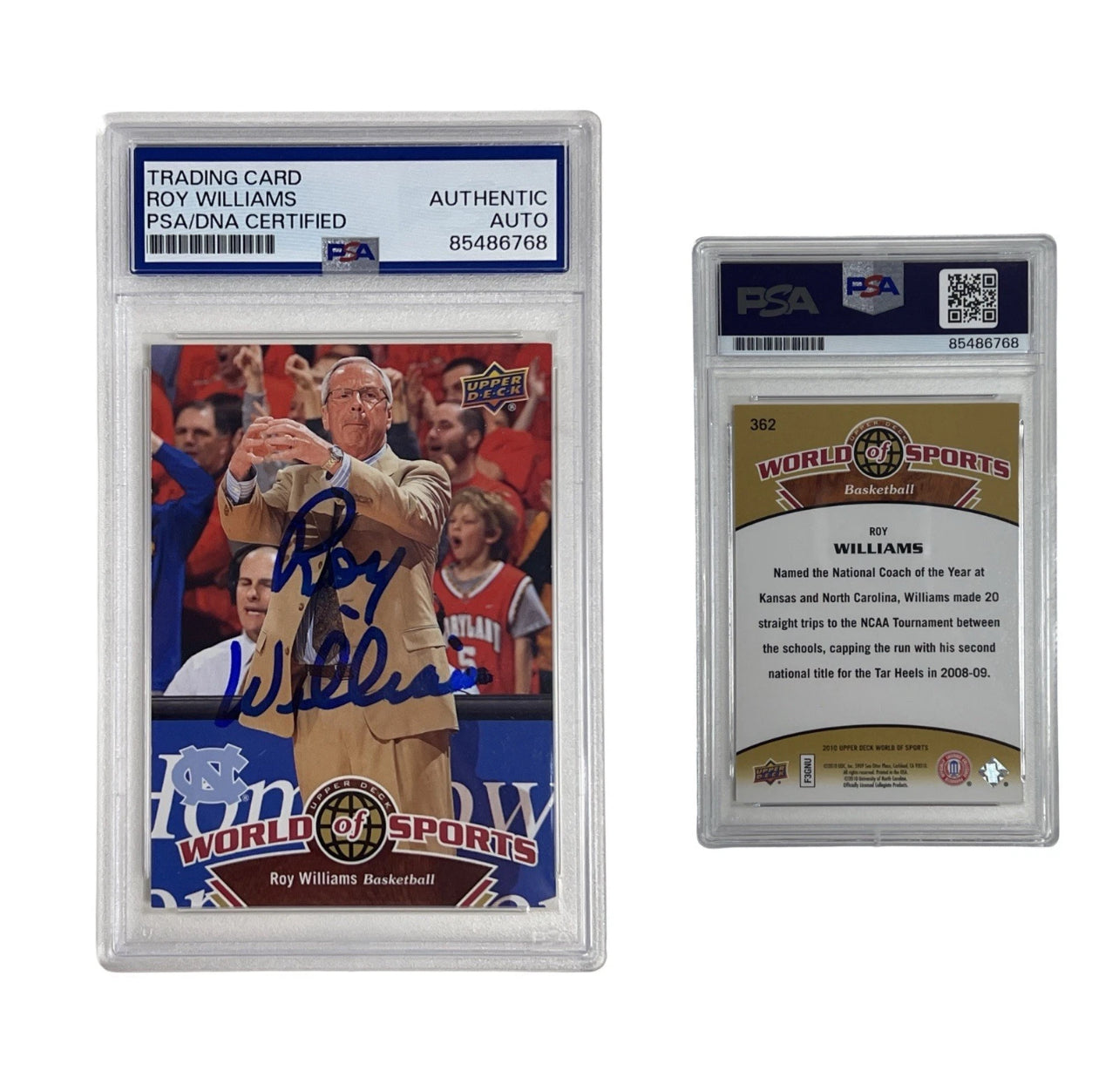 2010 Roy Williams Autographed World of Sports Upper Deck #362 Authentic Auto