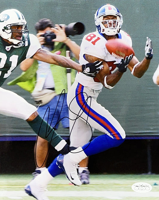 Amani Toomer Autographed New York Giants 8x10 Photo JSA