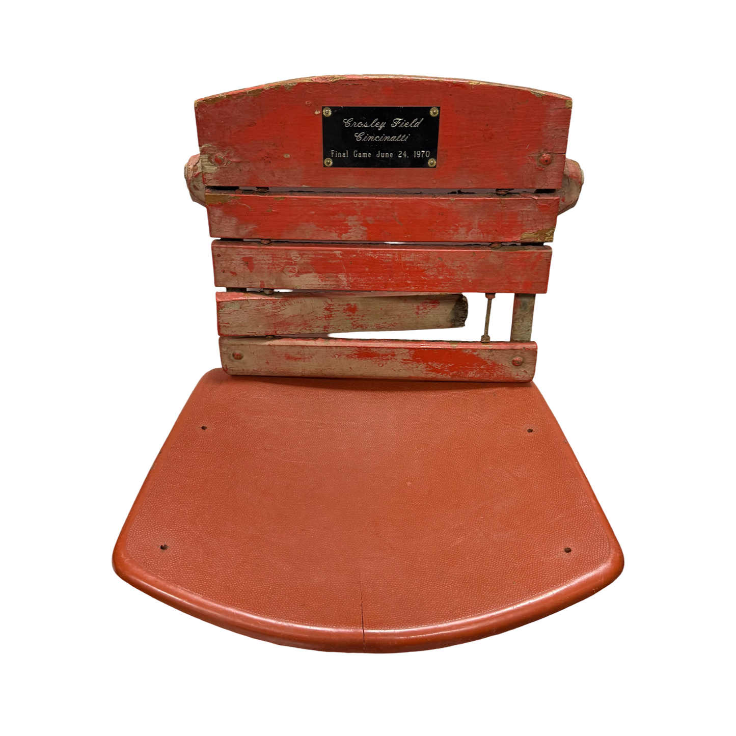 Original Crosley Field Cincinnati Reds Stadium Seat/Chair