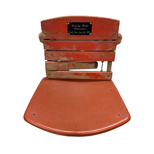 Original Crosley Field Cincinnati Reds Stadium Seat/Chair