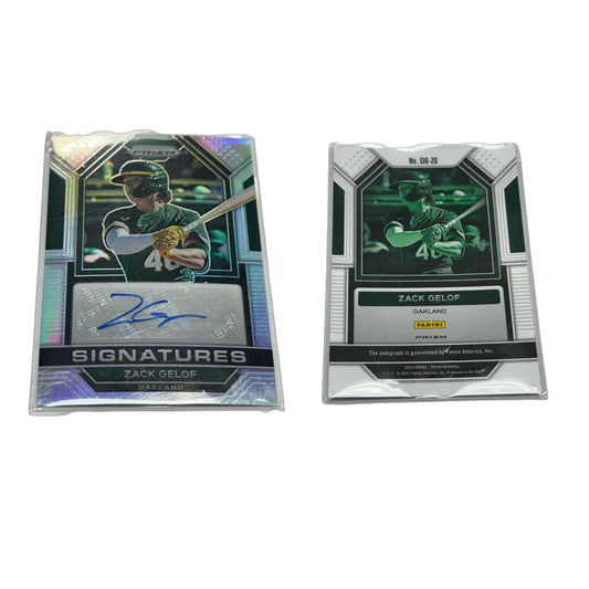 2023 Panini Prizm - Signatures #SIG-ZG Zack Gelof Refractor