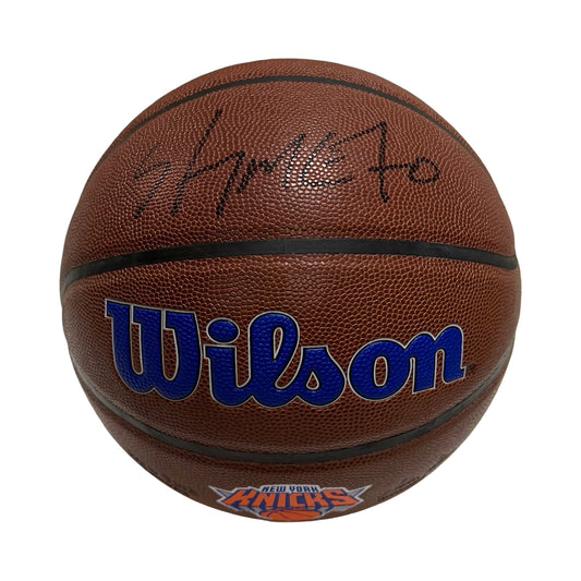 Carmelo Anthony Autographed Wilson Knicks Basketball Fanatics