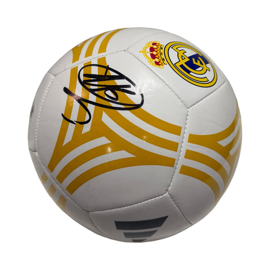 Endrick Autographed Real Madrid Adidas Soccer ball