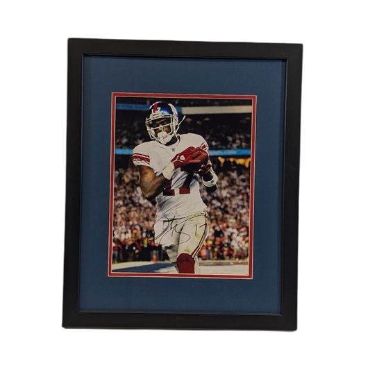 Plaxico Burress Autographed New York Giants Framed 11x14