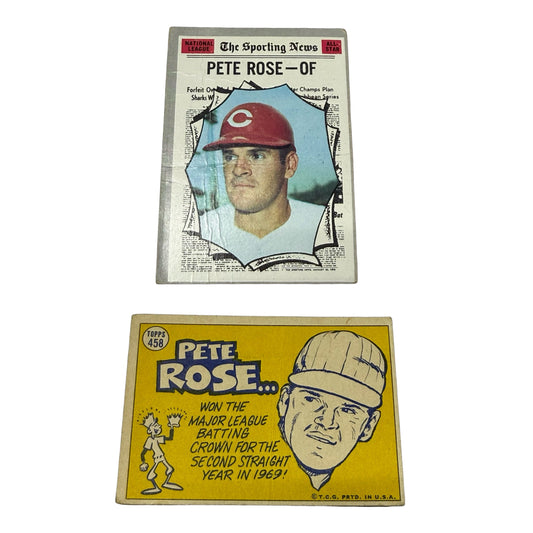 1970 Topps Pete Rose #458 Cincinnati Reds