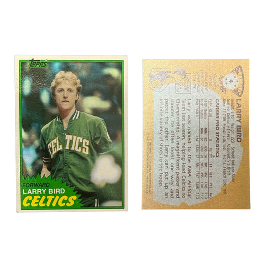1981-82 Larry Bird Topps #4