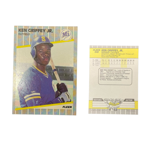 1989 Fleer Ken Griffey Jr. RC #548